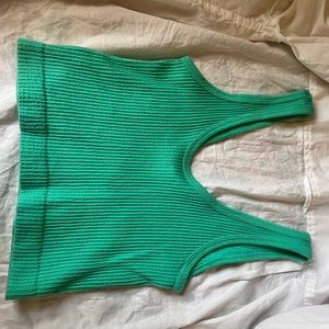 Green Urban Outfitters Crop tank top.